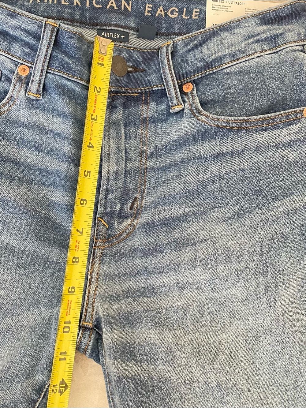 American Eagle Outfitters Women's Medium Blue Denim Jeans - New American Eagle - Picture 6 of 9